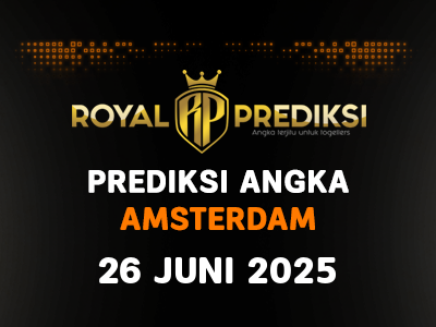 Prediksi AMSTERDAM 26 Juni 2025 Hari Kamis