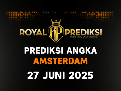 Prediksi AMSTERDAM 27 Juni 2025 Hari Jumat