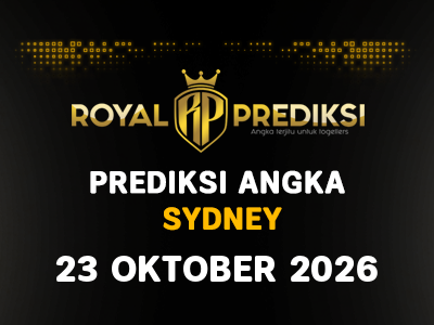 Prediksi SYDNEY 23 Oktober 2026 Hari Jumat