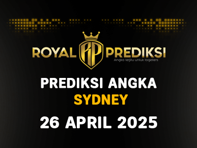 Prediksi SYDNEY 26 April 2025 Hari Sabtu