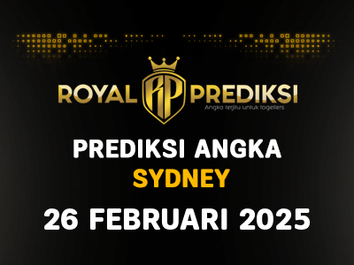 Prediksi SYDNEY 26 Februari 2025 Hari Rabu
