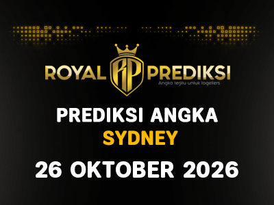 Prediksi SYDNEY 26 Oktober 2026 Hari Senin