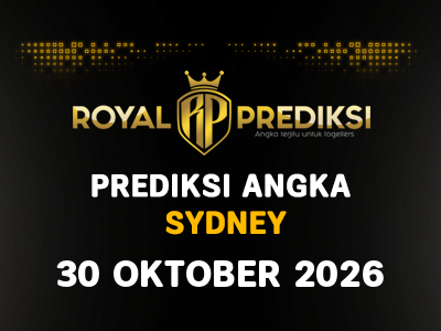 Prediksi SYDNEY 30 Oktober 2026 Hari Jumat