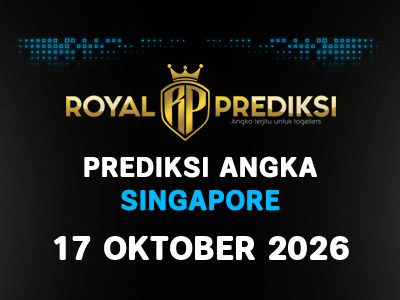 Prediksi SINGAPORE 17 Oktober 2026 Hari Sabtu
