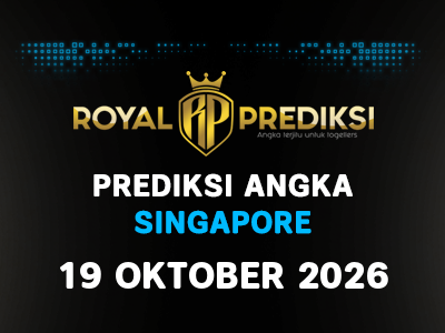 Prediksi SINGAPORE 19 Oktober 2026 Hari Senin