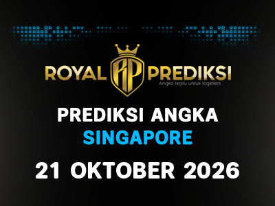 Prediksi SINGAPORE 21 Oktober 2026 Hari Rabu