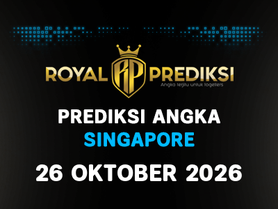 Prediksi SINGAPORE 26 Oktober 2026 Hari Senin