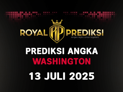 Prediksi WASHINGTON 13 Juli 2025 Hari Minggu