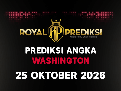 Prediksi WASHINGTON 25 Oktober 2026 Hari Minggu